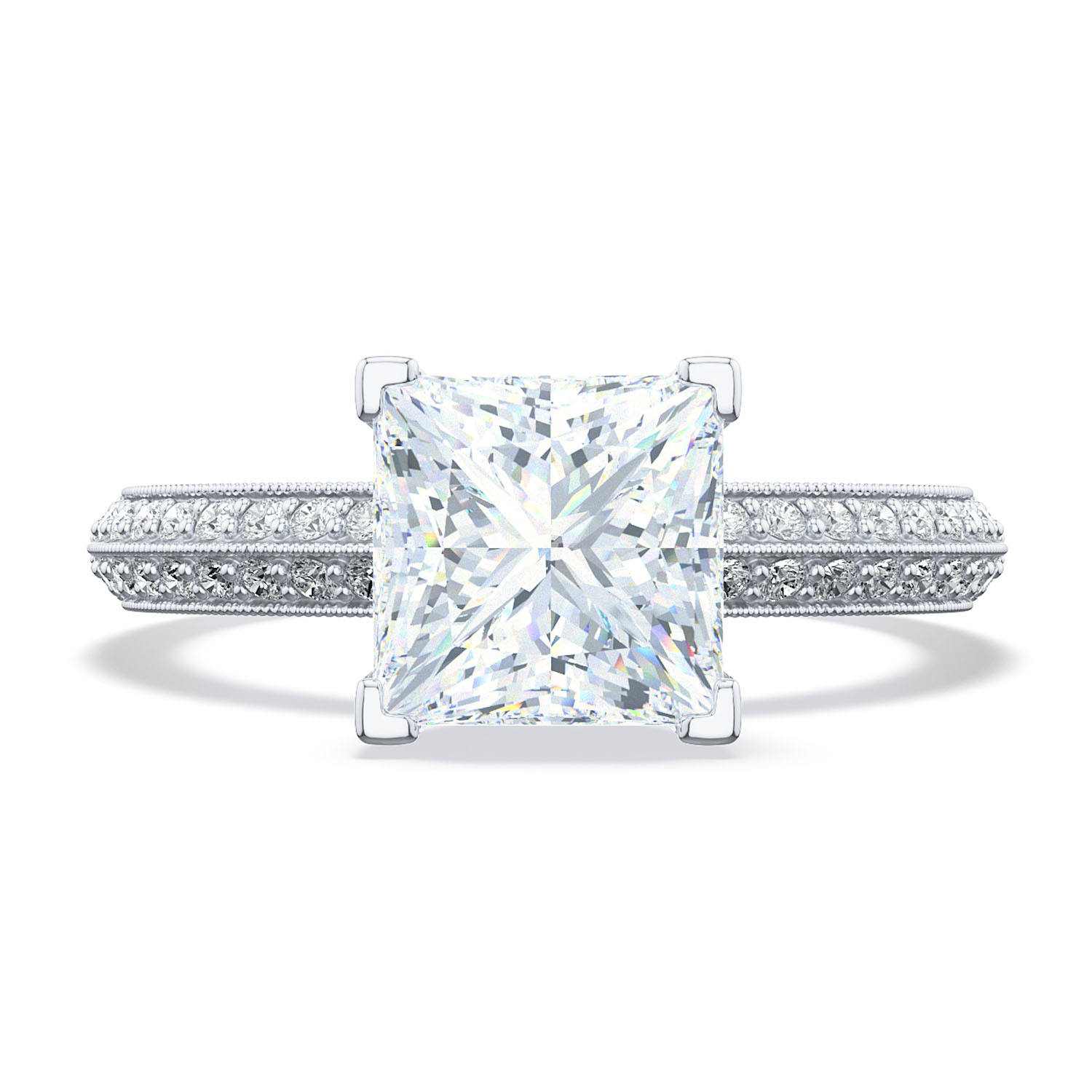 2686PR Princess Solitaire Engagement Ring