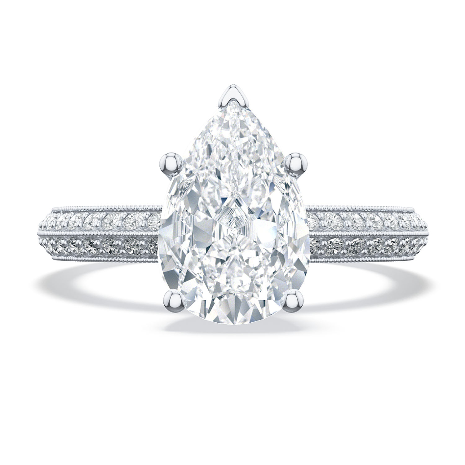 2686PS Pear Solitaire Engagement Ring
