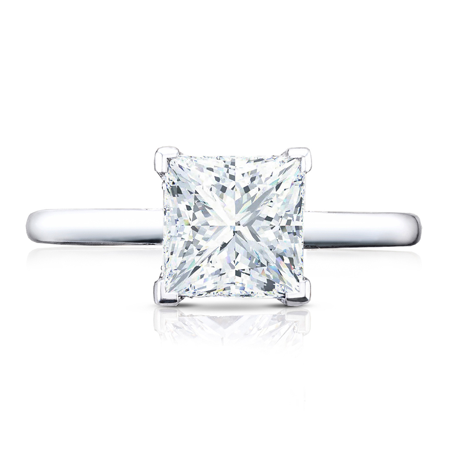 268815PR Princess Solitaire Engagement Ring
