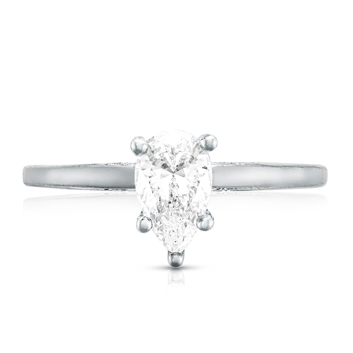 268815PS Pear Solitaire Engagement Ring