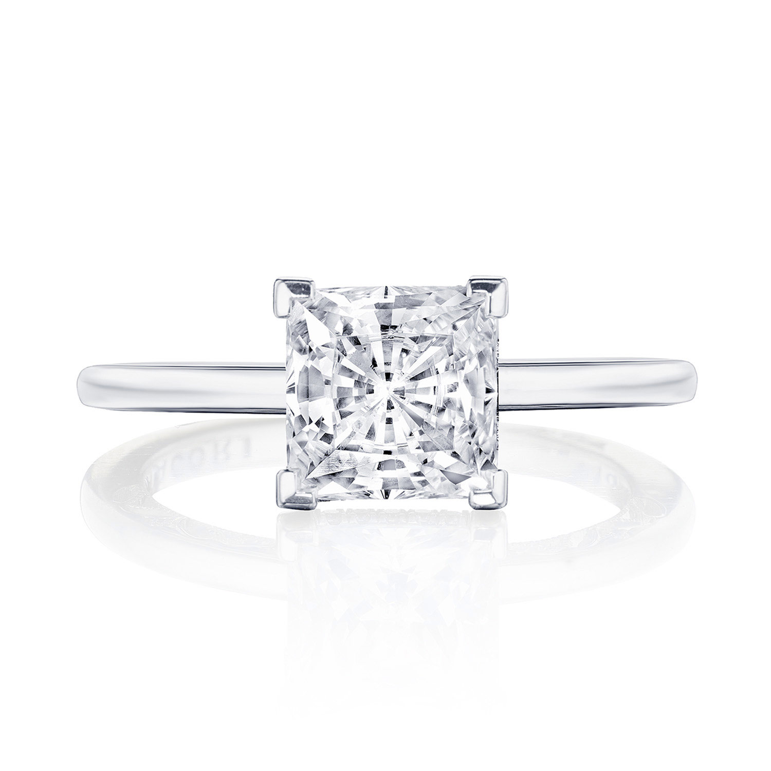 268917PR Princess Solitaire Engagement Ring