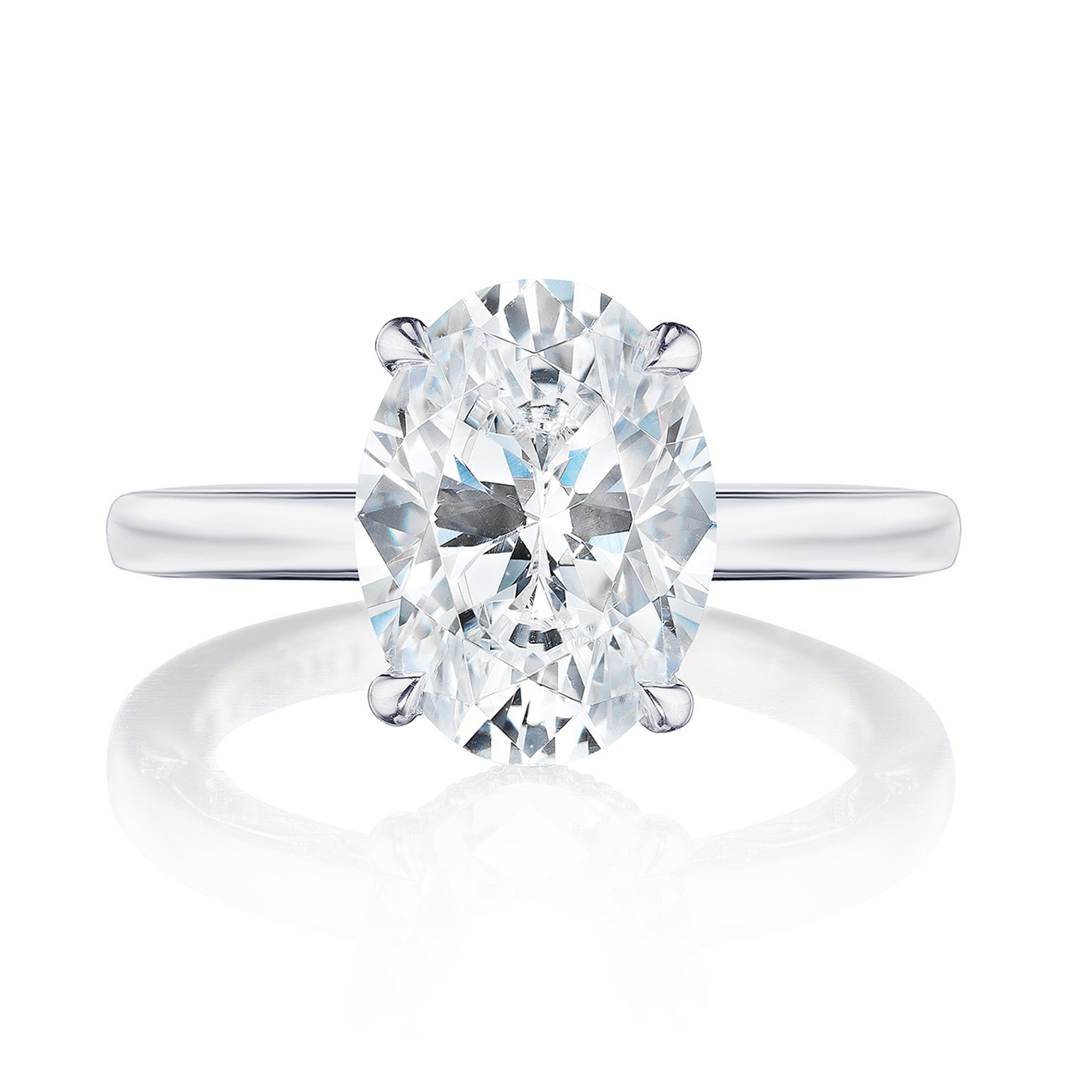 268922OV Oval Solitaire Engagement Ring