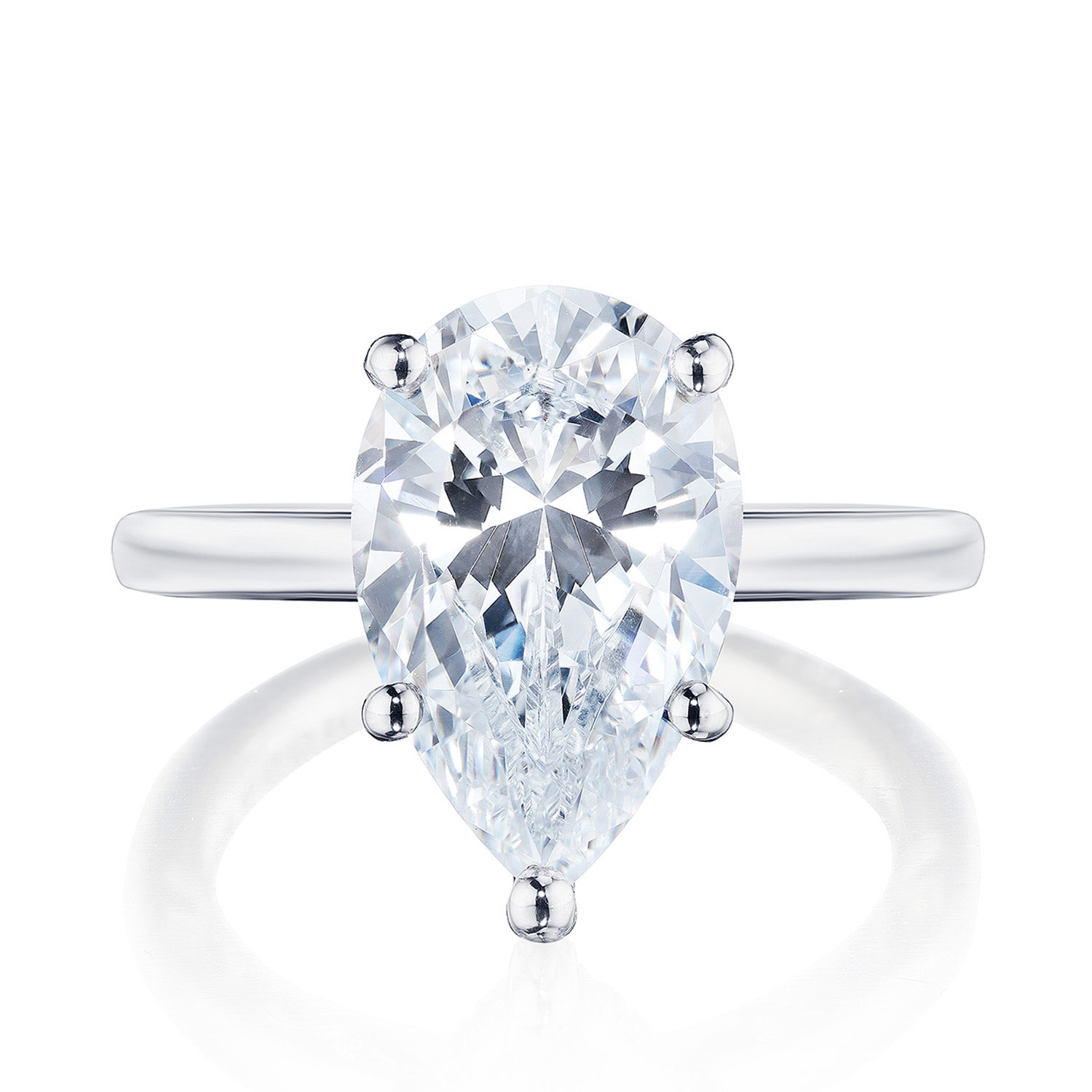 268922PS Pear Solitaire Engagement Ring