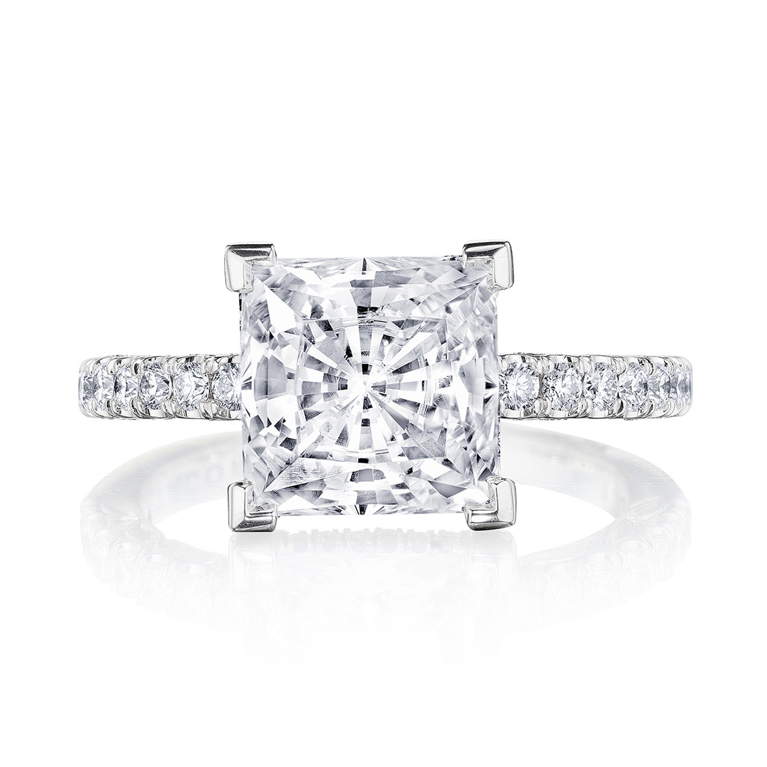 269022PR Princess Solitaire Engagement Ring