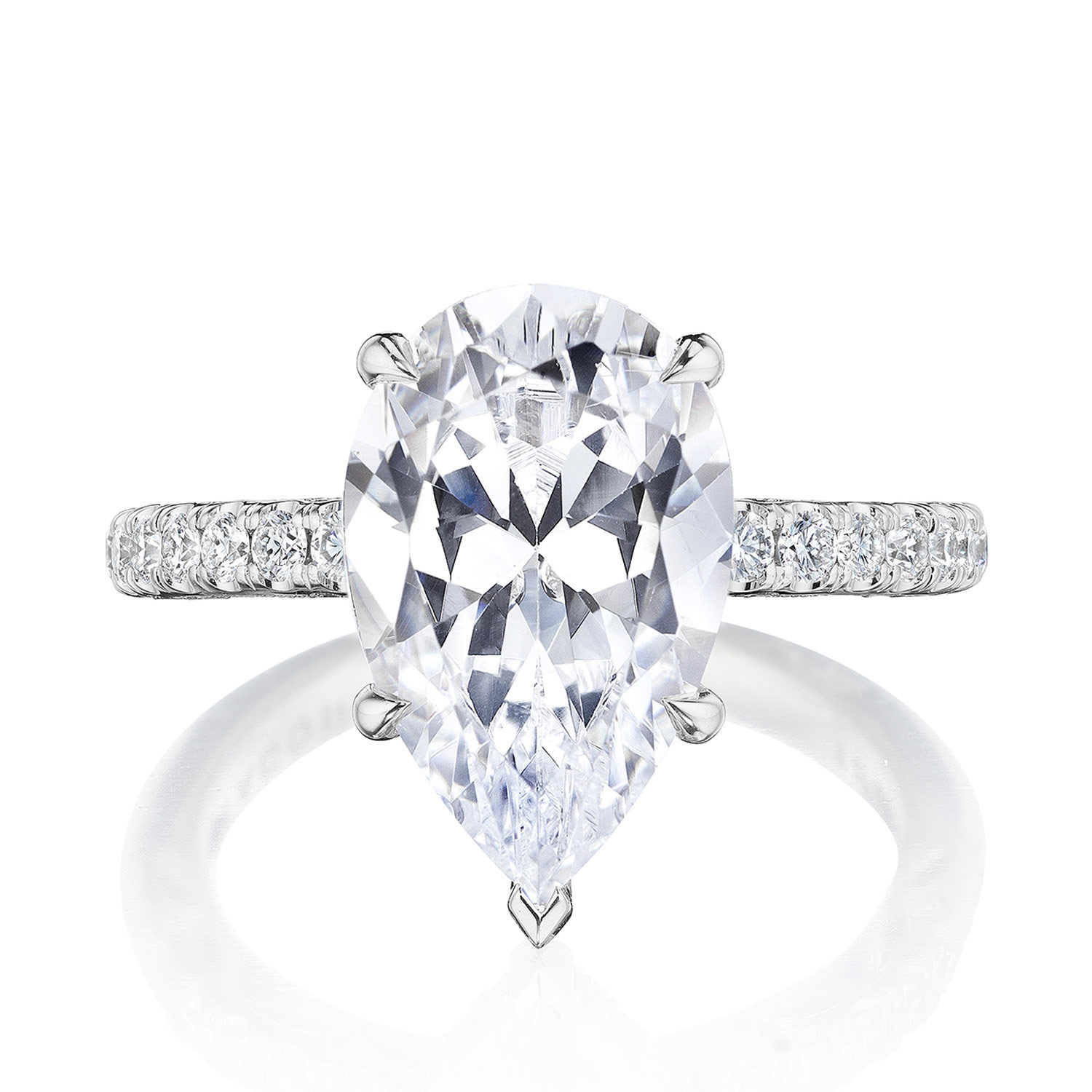 269022PS Pear Solitaire Engagement Ring