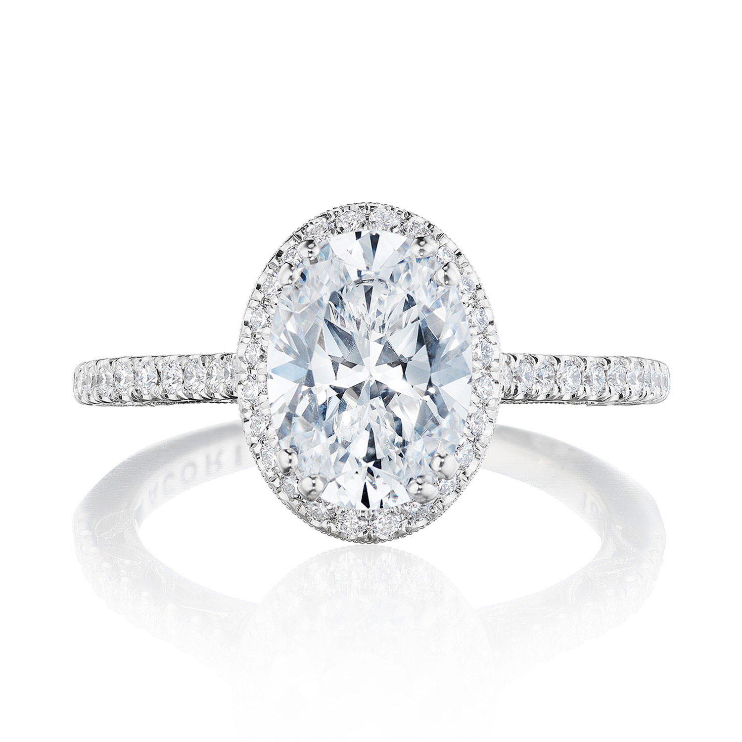 269117OV Oval Bloom Engagement Ring