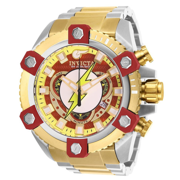 Invicta Men's 26911 DC Comics Flash Gold-Tone and Silver Stainless Steel Watch