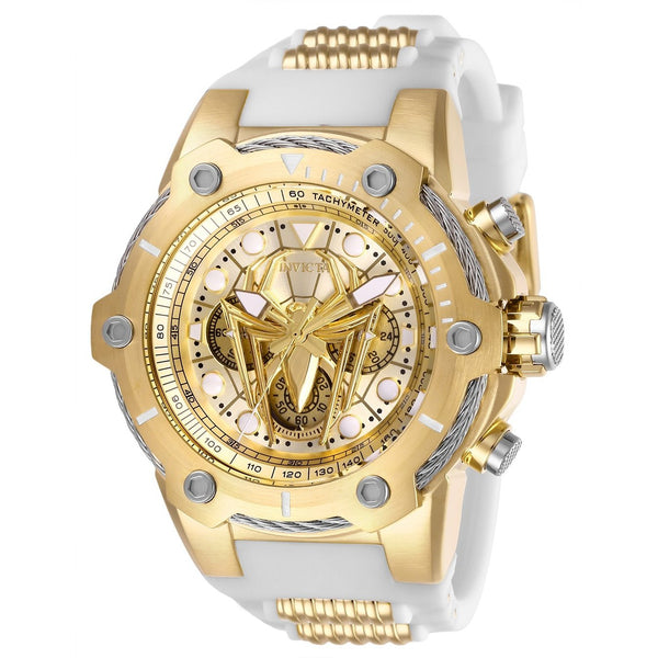 Invicta Men's 26916 Spiderman White and GLD Ins Silicone Watch