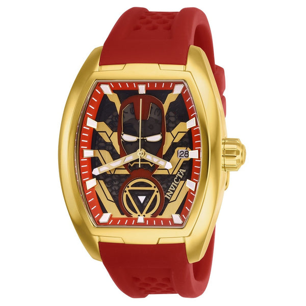 Invicta Men's 26929 Marvel Ironman Automatic Red Silicone Watch