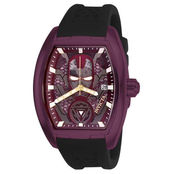 Invicta Men's 26931 Marvel Ironman Automatic Black Silicone Watch
