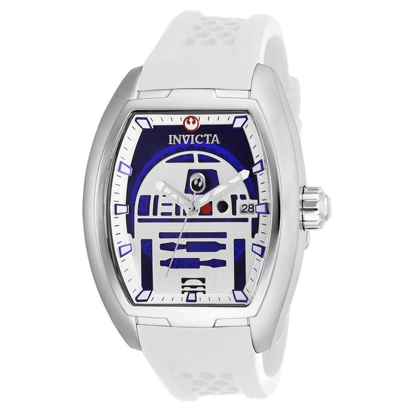 Invicta Men's 26940 Star Wars R2-D2 Automatic White Silicone Watch