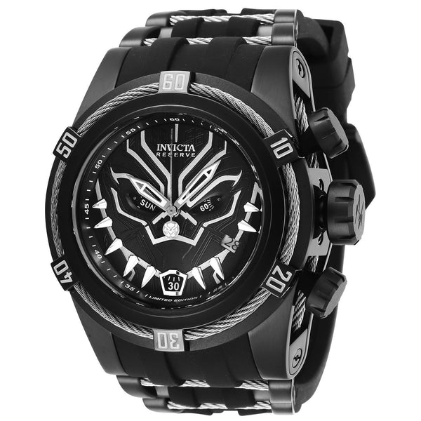 Invicta Men's 27007 Black Panther Black Silicone Watch