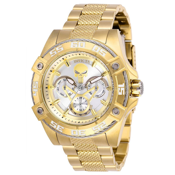 Invicta Women's 27021 Marvel Punisher Gold-tone Stainless Steel Watch