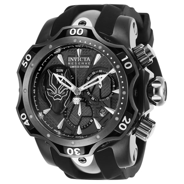 Invicta Men's 27038 Black Panther Black Silicone Watch
