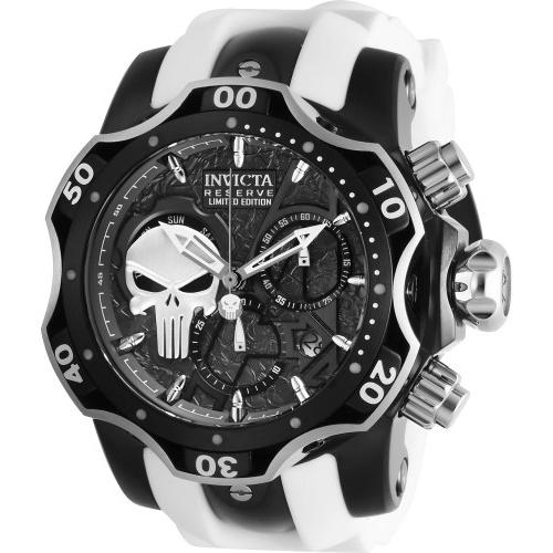 Invicta Men's 27042 Marvel Punisher White Stainless Steel Watch