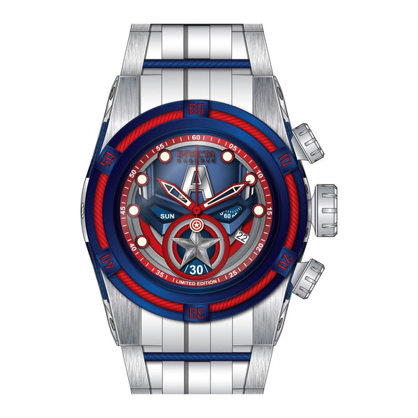 Invicta Men's 27046 Marvel Captain America White Stainless Steel Watch