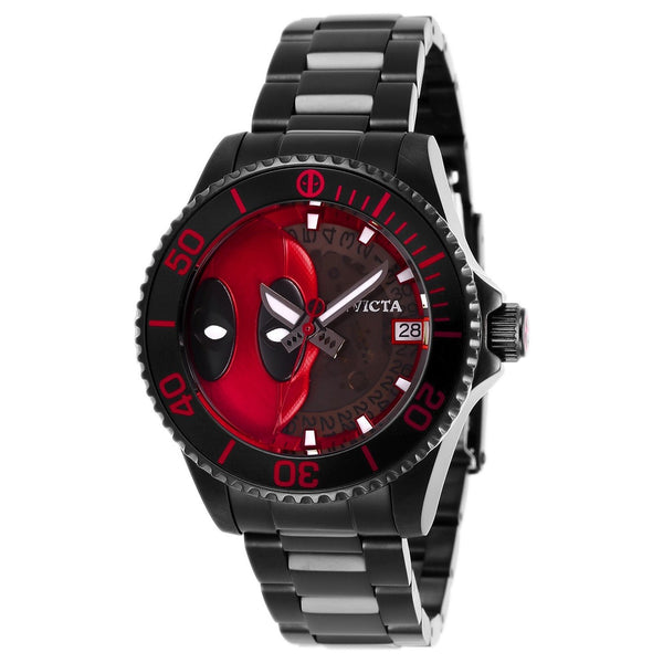 Invicta Women's 27154 Marvel Deadpool Automatic Black Stainless Steel Watch