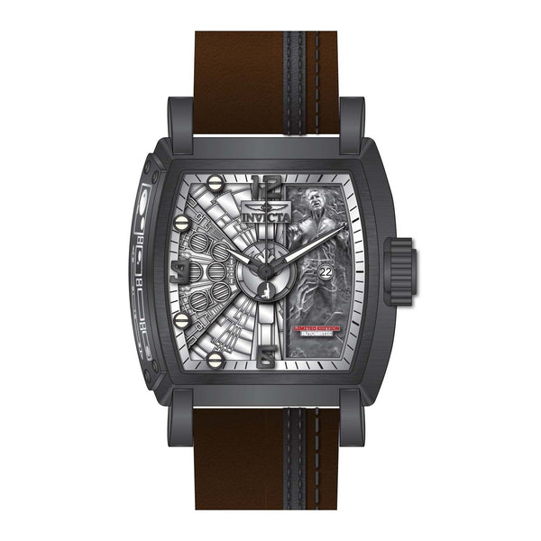 Invicta Men's 27170 Star Wars Hans Solo Automatic Brown Leather Watch