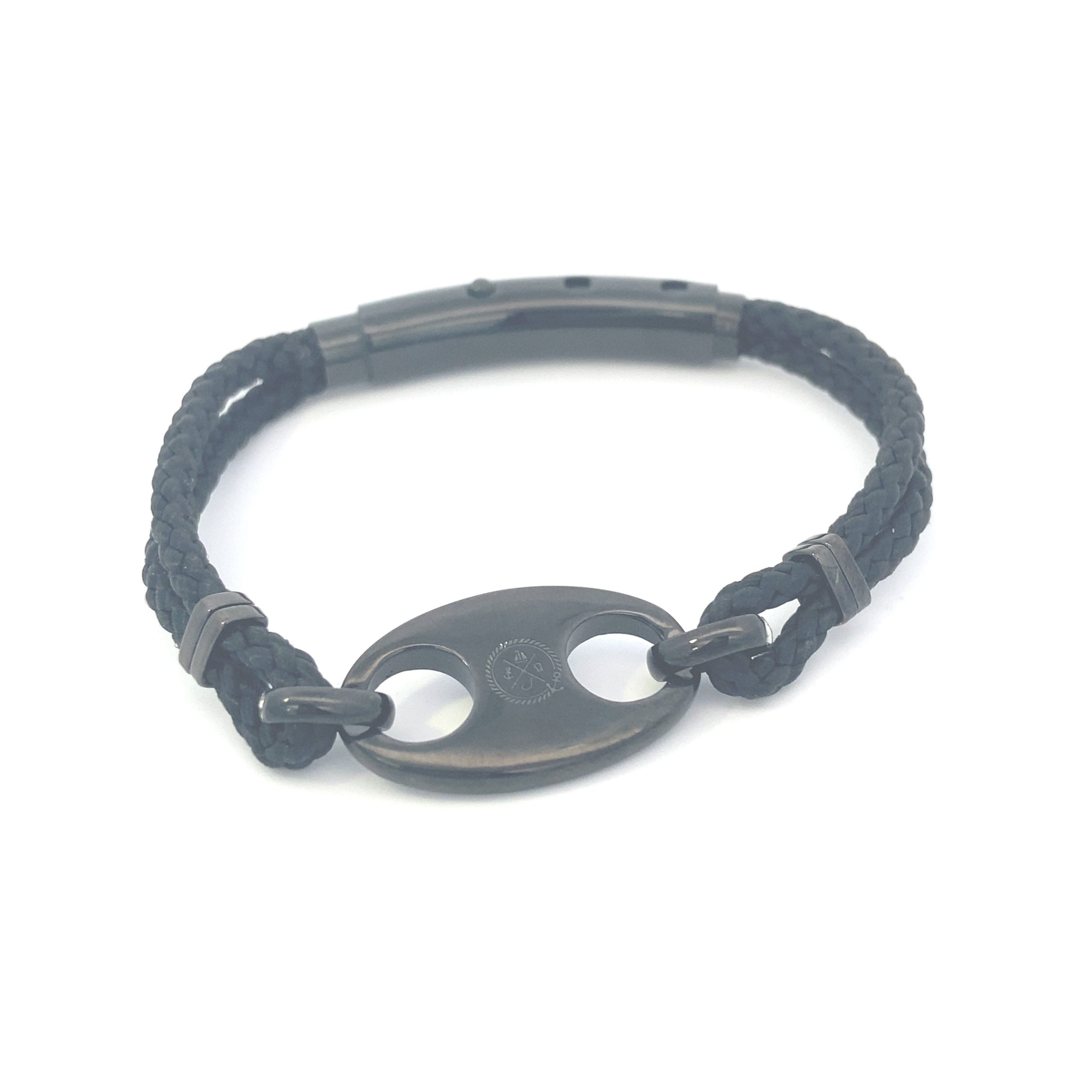 Double Cord Mariner Link Black