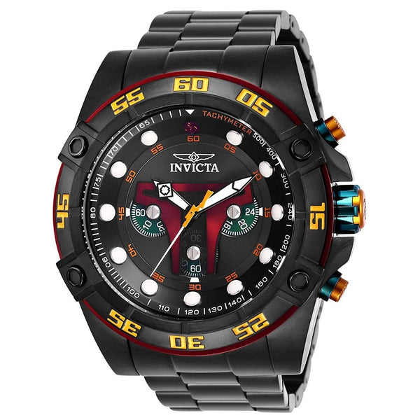 Invicta Men's 27225 Star Wars Chronograph Black Stainless Steel Watch