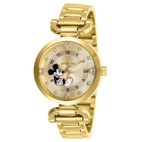 Invicta Women's 27291 Mickey Mouse Gold-Tone Stainless Steel Watch