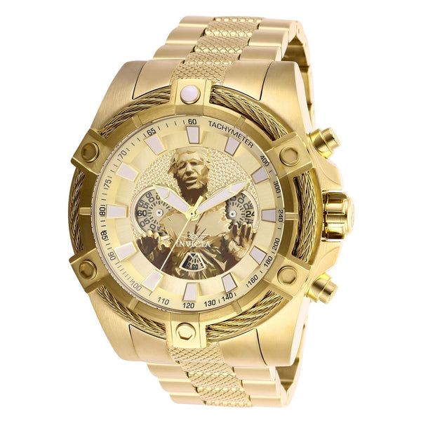 Invicta Men's 27301 Star Wars Hans Solo Gold-Tone Stainless Steel Watch