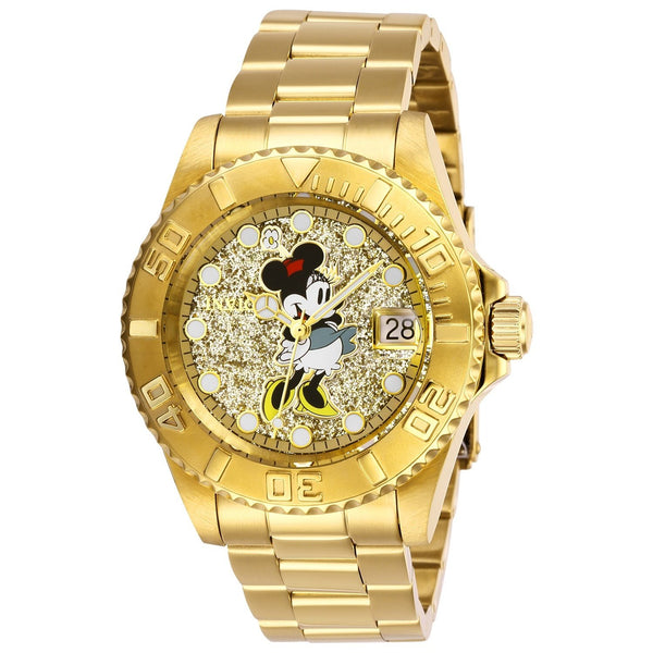 Invicta Women's 27386 Minnie Mouse Gold-Tone Stainless Steel Watch