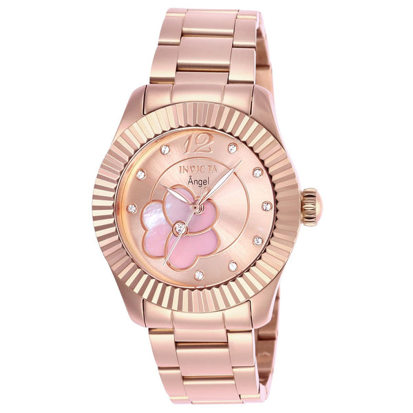 Invicta Women's 27443 Angel Rose-Tone Stainless Steel Watch