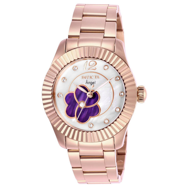Invicta Women's 27444 Angel Rose-Tone Stainless Steel Watch