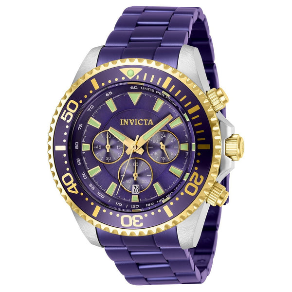 Invicta Men's 27479 Pro Diver Purple Stainless Steel Watch