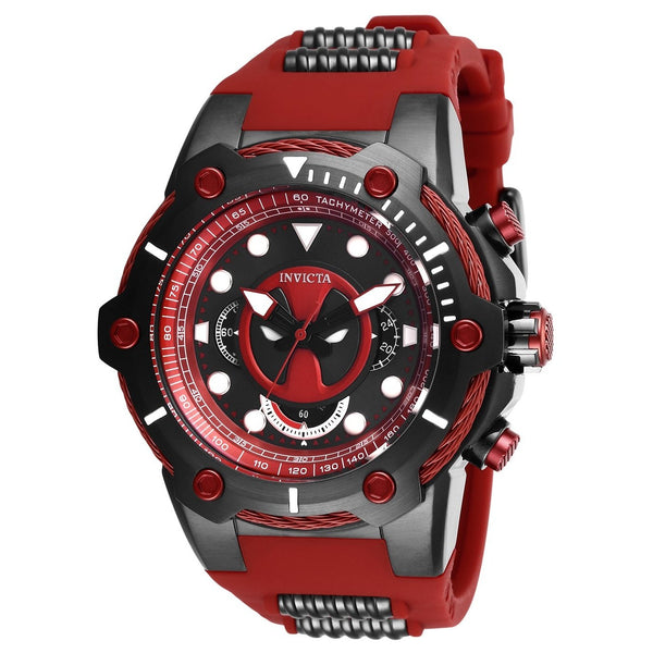 Invicta Men's 27487 Marvel Noma III Red Polyurethane and Stainless Steel Watch