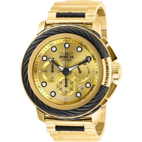 Invicta Men's 27494 Bolt Gold-Tone and Black Inserts Stainless Steel Watch
