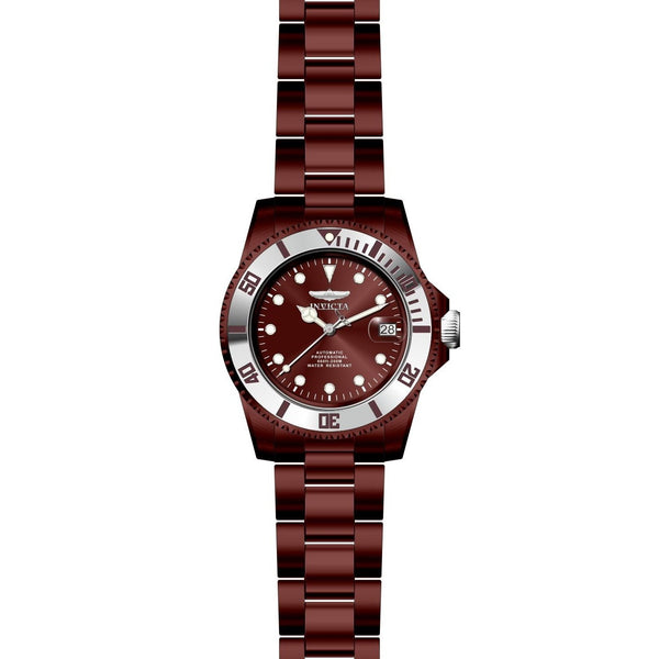 Invicta Men's 27547 Pro Diver Burgundy Stainless Steel Watch