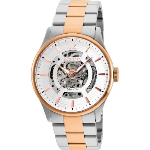 Invicta Men's 27573 Objet D Art Automatic Rose-Tone and Silver Stainless Steel Watch