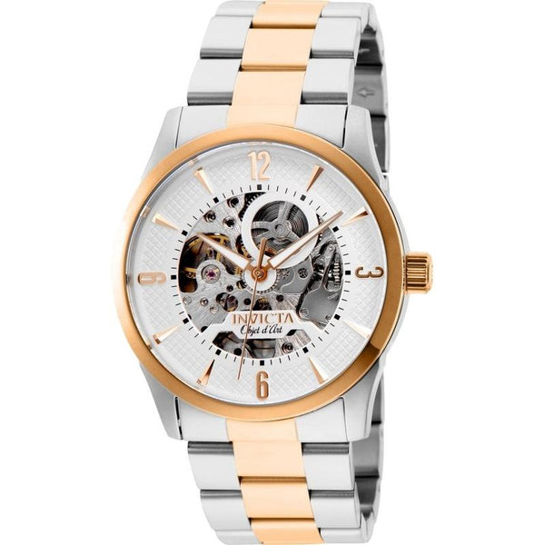 Invicta Men's 27584 Objet D Art Automatic Rose-Tone and Silver Stainless Steel Watch