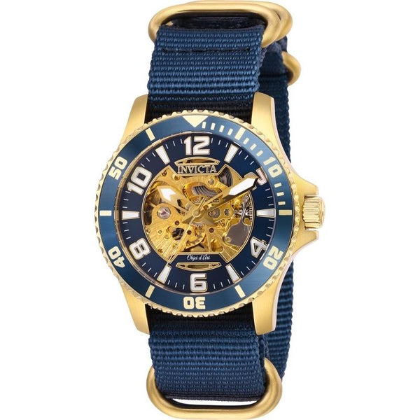 Invicta Men's 27591 Objet D Art Blue Nylon Watch