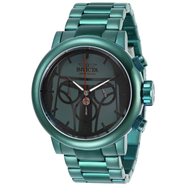 Invicta Men's 27609 Star Wars Boba Fett Green Stainless Steel Watch