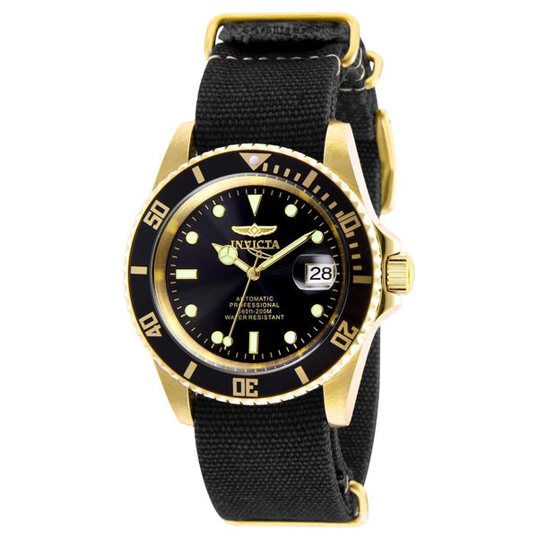 Invicta Men's 27626 Automatic Black Canvas Watch