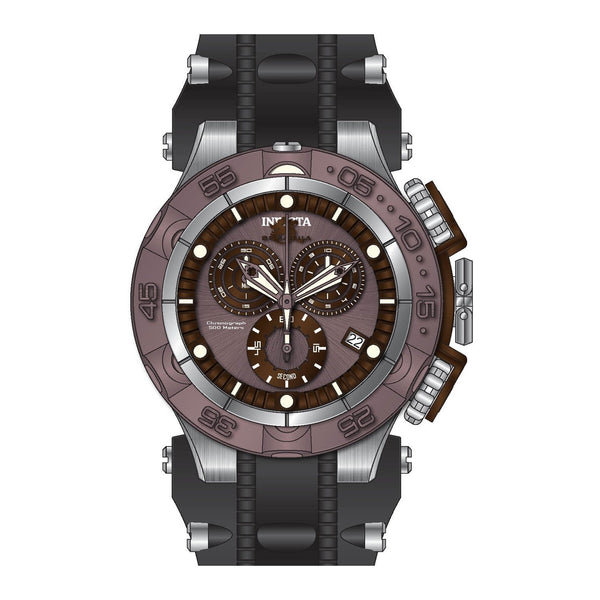 Invicta Men's 27685 Subaqua Noma V Black and Silver Polyurethane and Stainless Steel Watch