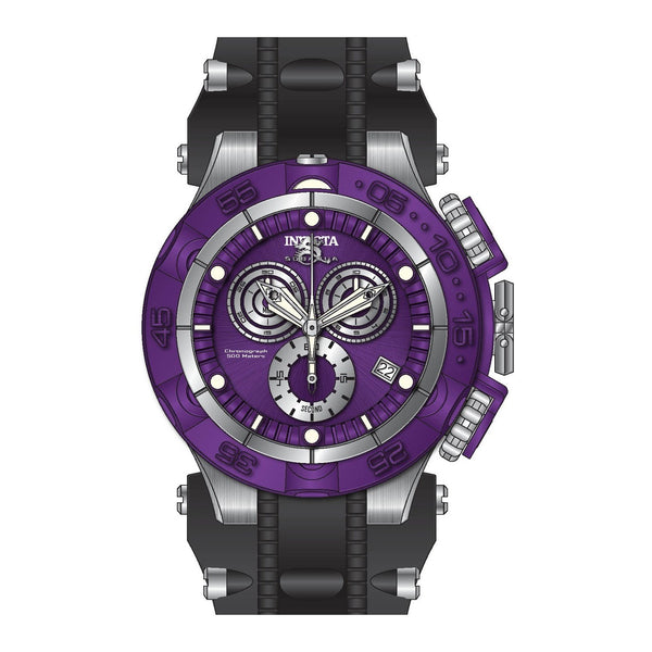 Invicta Men's 27686 Subaqua Noma V Black and Silver Polyurethane and Stainless Steel Watch