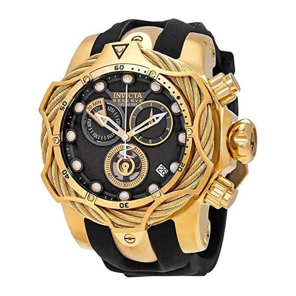 Invicta Men's 27705 Reserve Venom Black Silicone Watch
