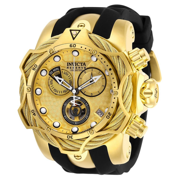 Invicta Men's 27708 Reserve Black Silicone Watch