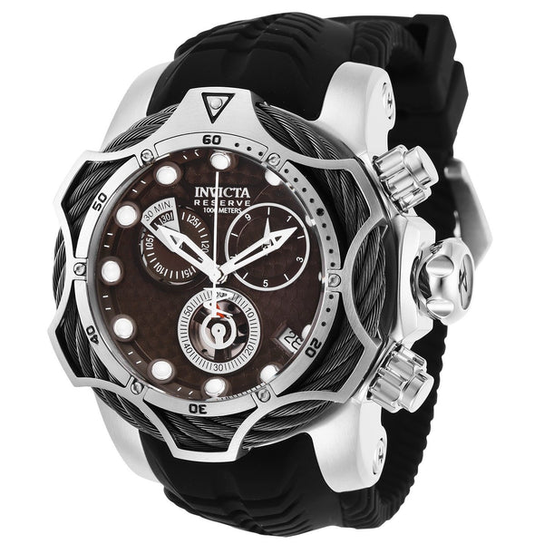 Invicta Men's 27711 Reserve Venom Black Silicone Watch