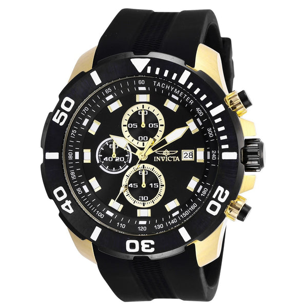 Invicta Men's 27733 Pro Diver Black Stainless Steel Watch