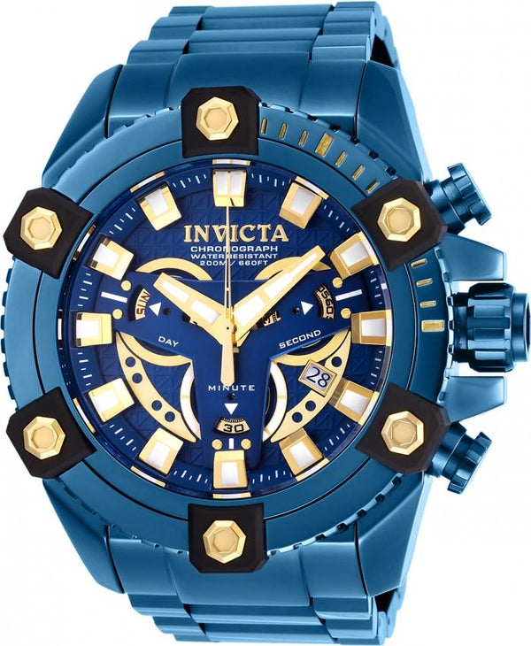 Invicta Men's 27741 Coalition Forces Chronograph Blue Stainless Steel Watch