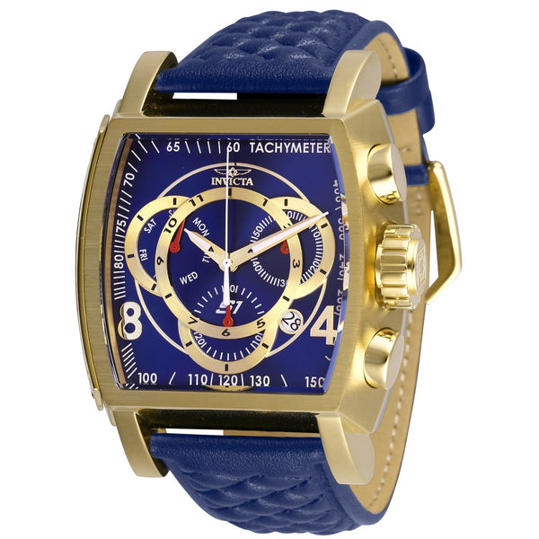 Invicta Men's 27933 S1 Rally Blue Leather Watch