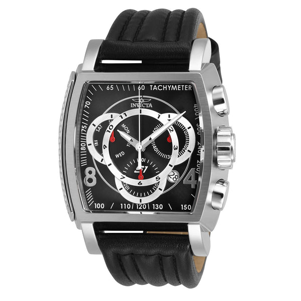Invicta Men's 27936 S1 Rally Black Leather Watch