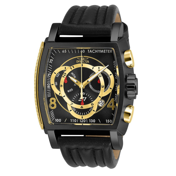 Invicta Men's 27943 S1 Rally Black Leather Watch