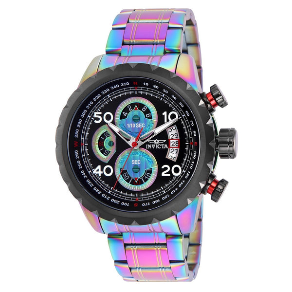 Invicta Men's 28156 Aviator Rainbow Stainless Steel Watch