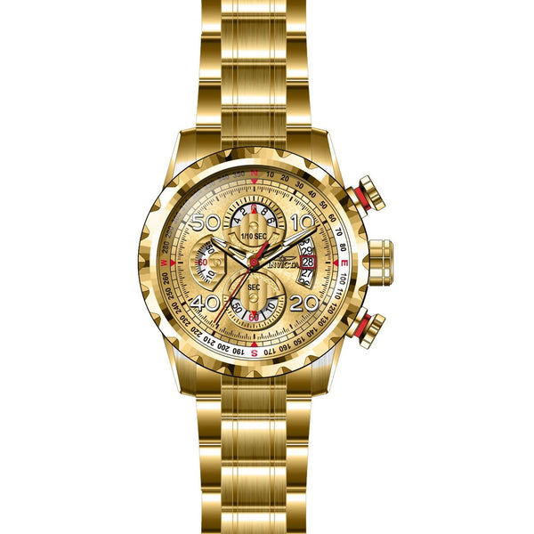 Invicta Men's 28161 Aviator Gold-Tone Stainless Steel Watch